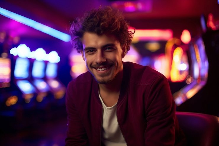 Layar pertandingan Live Baccarat dengan kartu dibagikan, statistik permainan, dan opsi taruhan terlihat jelas